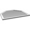 Ekena Millwork Octagonal Top Surface Mount PVC Gable Vent w/ 2"W x 1-1/2"P Brickmould Frame, 36"W x 30"H GVPOT36X3002SF - alternate 4